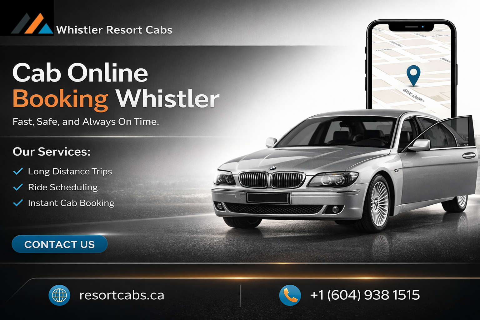 “Resort Cabs online booking service in Whistler