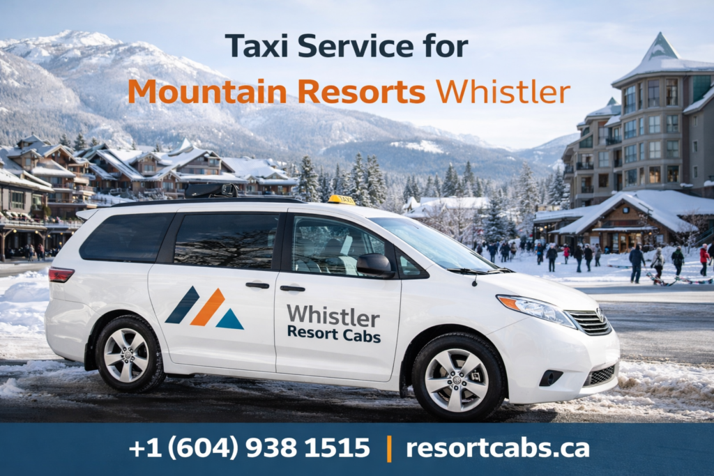 Taxi service for mountain resorts Whistler