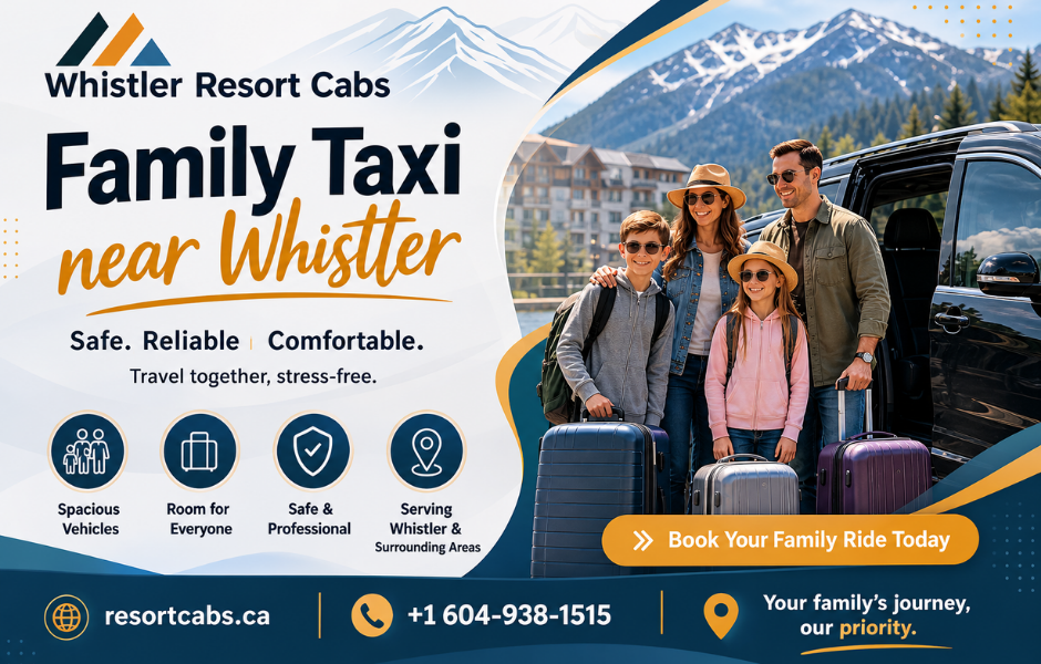 Family taxi near Whistler