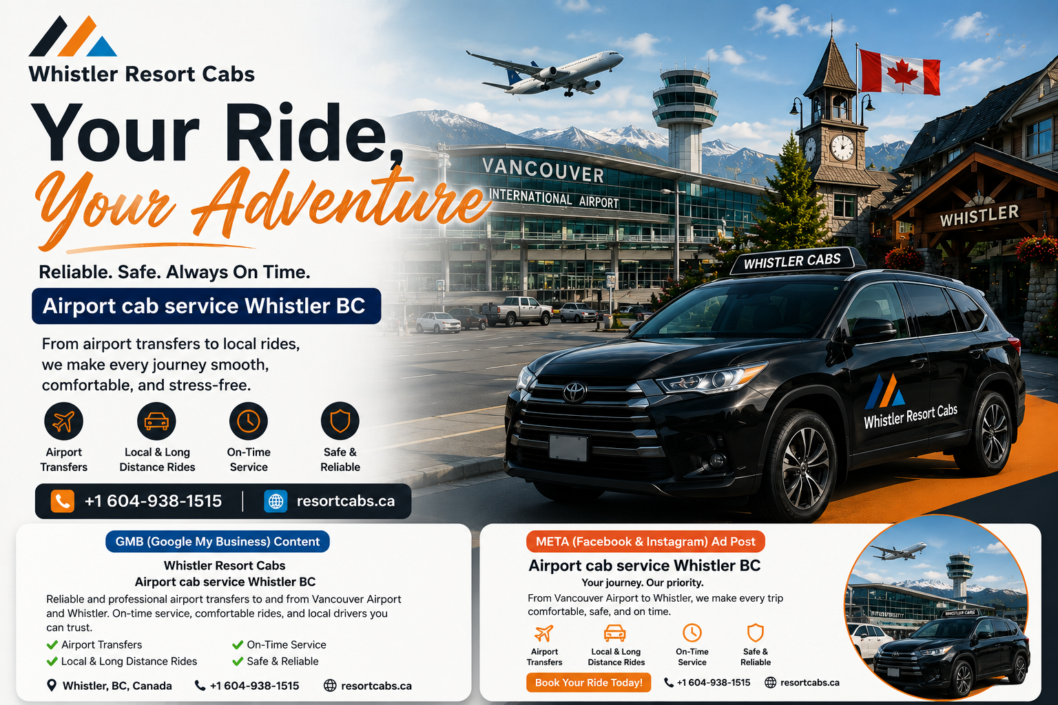 airport cab service Whistler BC